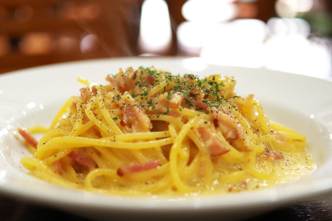 recept špagety carbonara