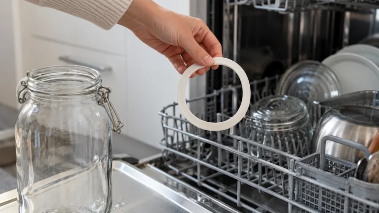 Realistická ilustrační scéna k tématu: IKEA KORKEN 1,8 l: těsnění do myčky nepatří
